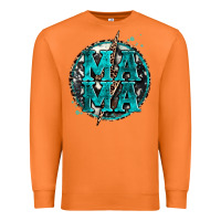 Carrot cowhide mama lighting bolt Premium Sweatshirt - Zillion Design Studio
