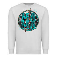 Dove Grey cowhide mama lighting bolt Premium Sweatshirt - Zillion Design Studio