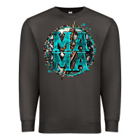 Smoke cowhide mama lighting bolt Premium Sweatshirt - Zillion Design Studio