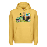 Antique Gold easter hunt i̇n truck Premium Hoodie - AdoDesignShop