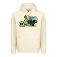 Sandshell easter hunt i̇n truck Premium Hoodie - AdoDesignShop