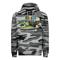 Slate Camo easter hunt i̇n truck Premium Hoodie - AdoDesignShop