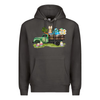 Smoke easter hunt i̇n truck Premium Hoodie - AdoDesignShop
