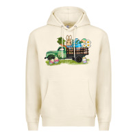 Tofu easter hunt i̇n truck Premium Hoodie - AdoDesignShop