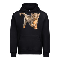 Black baby lion Urban Hoodie - LillyAllenDesigns
