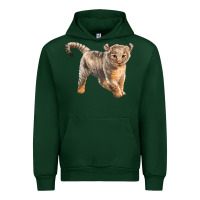 Forest Green baby lion Urban Hoodie - LillyAllenDesigns