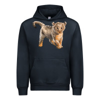 Navy baby lion Urban Hoodie - LillyAllenDesigns