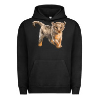 Pigment Black baby lion Urban Hoodie - LillyAllenDesigns