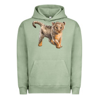 Pigment Oil Green baby lion Urban Hoodie - LillyAllenDesigns