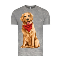 Cloud Rock golden retriever Vintage Tee - Artiststas