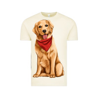 Vintage Arctic golden retriever Vintage Tee - Artiststas