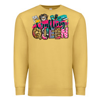 Antique Gold crafting queen Premium Sweatshirt - Zillion Design Studio