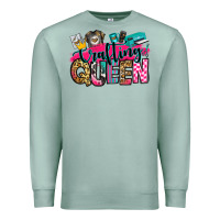 Seafoam crafting queen Premium Sweatshirt - Zillion Design Studio