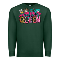 Sports Green crafting queen Premium Sweatshirt - Zillion Design Studio