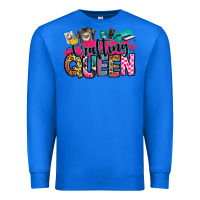 True Royal crafting queen Premium Sweatshirt - Zillion Design Studio