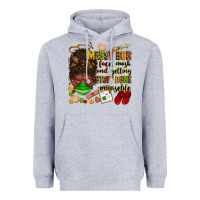 Heather Grey messy bun face mask & getting stuff done  #nurselife Heavyweight Hoodie - Zillion Design Studio