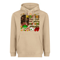 Mushroom messy bun face mask & getting stuff done  #nurselife Heavyweight Hoodie - Zillion Design Studio