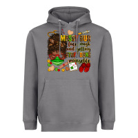 Storm messy bun face mask & getting stuff done  #nurselife Heavyweight Hoodie - Zillion Design Studio