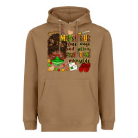 Toasted Coconut messy bun face mask & getting stuff done  #nurselife Heavyweight Hoodie - Zillion Design Studio
