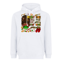 White messy bun face mask & getting stuff done  #nurselife Heavyweight Hoodie - Zillion Design Studio