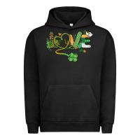 Pigment Black st. patricks day nurse love medical love Urban Hoodie - BarkalooDesign