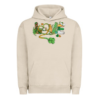 Pigment French Oak st. patricks day nurse love medical love Urban Hoodie - BarkalooDesign