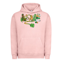 Pigment Salmon st. patricks day nurse love medical love Urban Hoodie - BarkalooDesign