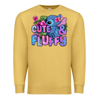 Cute And Fluffy Stitch Premium Sweatshirt | Teevron