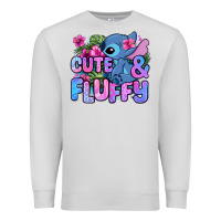 Dove Grey cute and fluffy stitch Premium Sweatshirt - Zillion Design Studio
