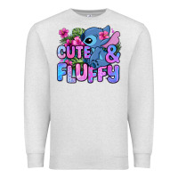 Oatmeal Heather cute and fluffy stitch Premium Sweatshirt - Zillion Design Studio