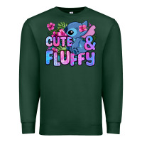 Sports Green cute and fluffy stitch Premium Sweatshirt - Zillion Design Studio