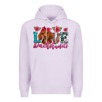 Lilac love dachshunds Premium Hoodie - Artiststas