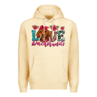 Pina Colada love dachshunds Premium Hoodie - Artiststas