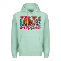Seafoam love dachshunds Premium Hoodie - Artiststas