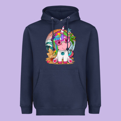 Summer Unicorn Tbw Heavyweight Hoodie Designed By Texasbilliewilder