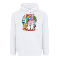 White summer unicorn tbw Heavyweight Hoodie - texasbilliewilder
