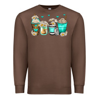 Chestnut daisy coffee cups Premium Sweatshirt - Zillion Design Studio