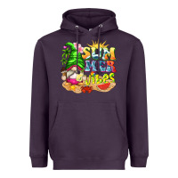 Plum summer vibes gnome tbw Heavyweight Hoodie - texasbilliewilder