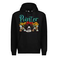 Black german shorthaired pointer mom Premium Hoodie - Artiststas