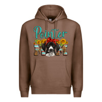 Chestnut german shorthaired pointer mom Premium Hoodie - Artiststas