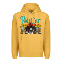 Mustard german shorthaired pointer mom Premium Hoodie - Artiststas