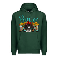 Sports Green german shorthaired pointer mom Premium Hoodie - Artiststas