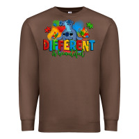 Chestnut different is beautiful autism stitch Premium Sweatshirt - Zillion Design Studio