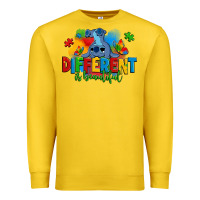 Lemon different is beautiful autism stitch Premium Sweatshirt - Zillion Design Studio