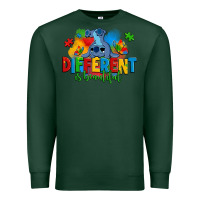 Sports Green different is beautiful autism stitch Premium Sweatshirt - Zillion Design Studio