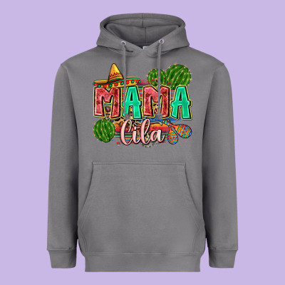 Mama Cita Heavyweight Hoodie Designed By Zillion Design Studio