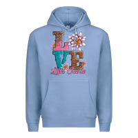 Colony Blue valentines day love like jesus Premium Hoodie - AdoDesignShop