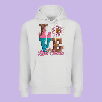 Valentines Day Love Like Jesus Premium Hoodie Designed By Adodesignshop