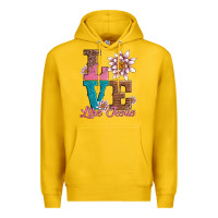 Lemon valentines day love like jesus Premium Hoodie - AdoDesignShop