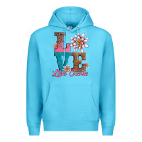 Ocean Blue valentines day love like jesus Premium Hoodie - AdoDesignShop